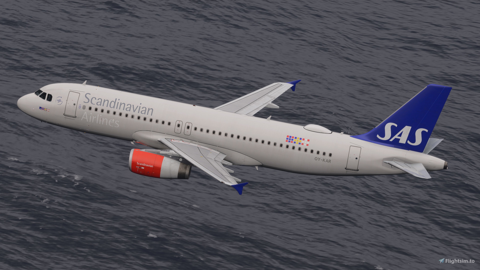 Scandinavian Airlines (SAS) | Pack w/ Cabin | Fenixsim Airbus A320 v2 - Image 1