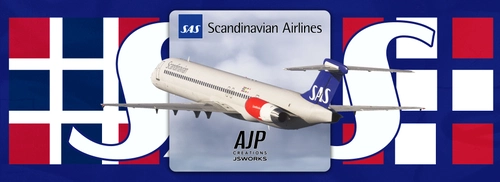 Scandinavian Airlines System - Fleetpack - McDonnell-Douglas MD-80