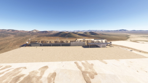 Secret Base S4 at Papoose Lake, Nevada
