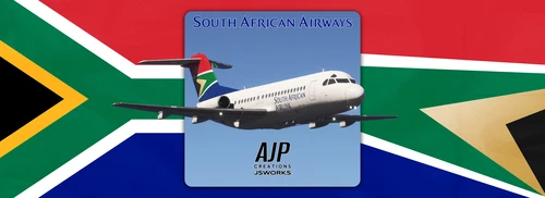 South African Airlink / Express - ZS-SDF - Pack - JustFlight F28-4000