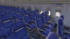 Southwest Airlines 'California One' | w/Cabin | PMDG B737-8H4 thumbnail 14