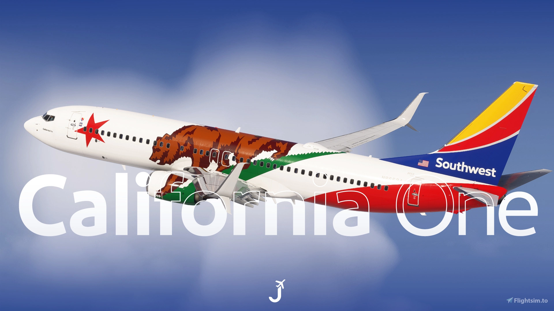 Southwest Airlines 'California One' | w/Cabin | PMDG B737-8H4 - Image 1