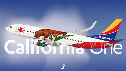 Southwest Airlines 'California One' | w/Cabin | PMDG B737-8H4