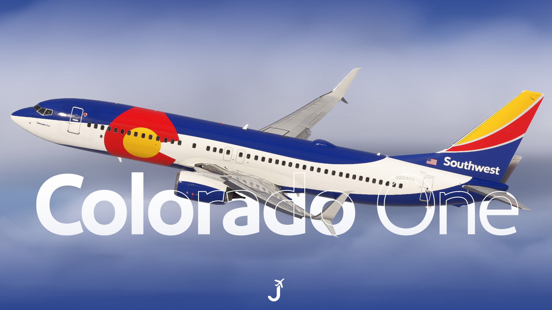 Southwest Airlines 'Colorado One' | w/Cabin | PMDG B737-8H4 - Image 1