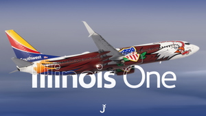 Southwest Airlines 'Illinois One' | w/Cabin | PMDG B737-8H4 thumbnail 1