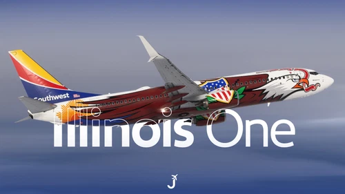 Southwest Airlines 'Illinois One' | w/Cabin | PMDG B737-8H4