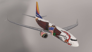 Southwest Airlines 'Illinois One' | w/Cabin | PMDG B737-8H4 thumbnail 9
