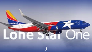 Southwest Airlines 'Lone Star One' | w/Cabin | PMDG B737-8H4 thumbnail 1