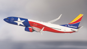 Southwest Airlines 'Lone Star One' | w/Cabin | PMDG B737-8H4 thumbnail 2