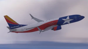 Southwest Airlines 'Lone Star One' | w/Cabin | PMDG B737-8H4 thumbnail 3