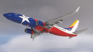 Southwest Airlines 'Lone Star One' | w/Cabin | PMDG B737-8H4 thumbnail 7