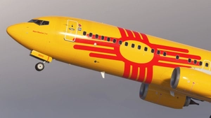 Southwest Airlines 'New Mexico One' | w/Cabin | PMDG B737-8H4 thumbnail 5