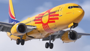 Southwest Airlines 'New Mexico One' | w/Cabin | PMDG B737-8H4 thumbnail 6
