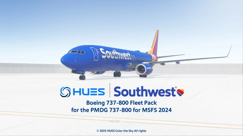 Southwest Fleet Pack | Custom 3D Cabin | Smart Decals | PMDG B737-800