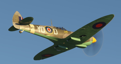Spitfire TR.VIII MT818 "Dorothy" + Without Markings