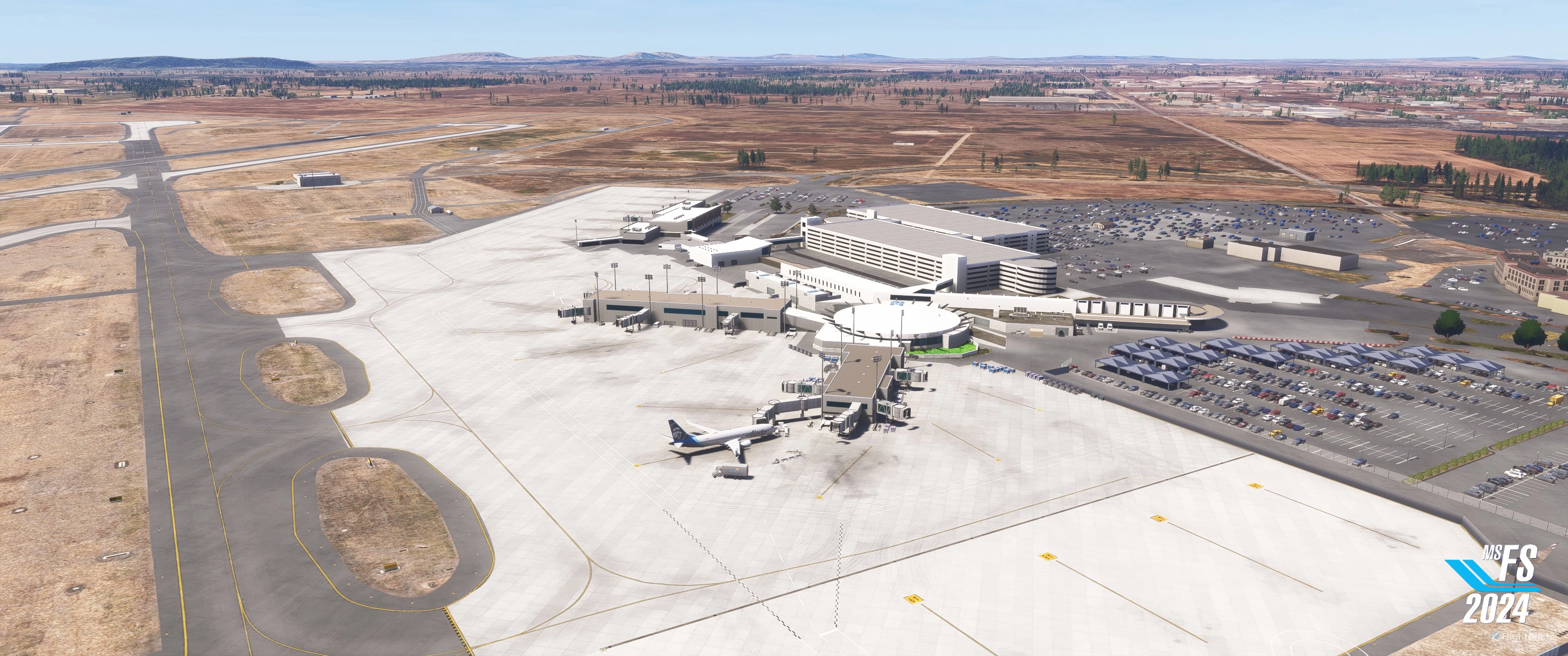 Spokane International Airport, Spokane WA USA - KGEG (MSFS2020 V3.0) / (MSFS2024 V1.2.1) - Image 1