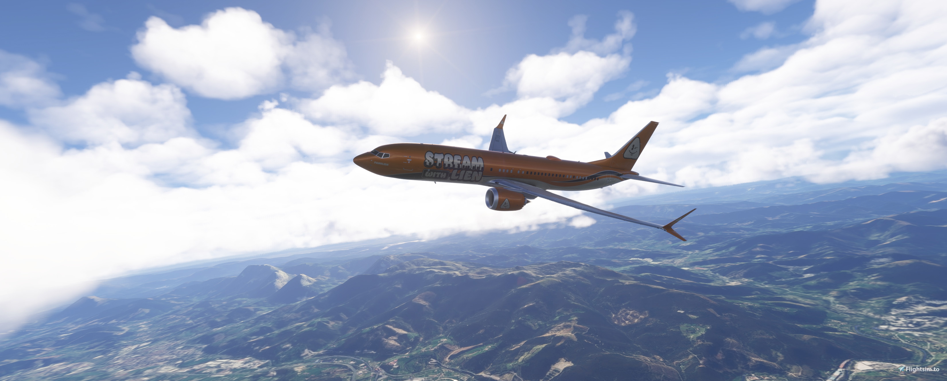 Stream with Lien Boeing 737 MAX - MSFS Add-on - Flightsim.to