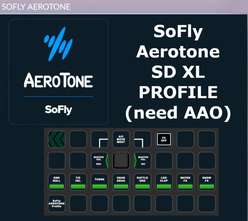 StreamDeck XL Profile for SoFly AeroTone