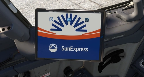 SunExpress [4K] PMDG 737 EFB Wallpaper