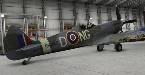 Supermarine Spitfire LN-BSP "RW386"