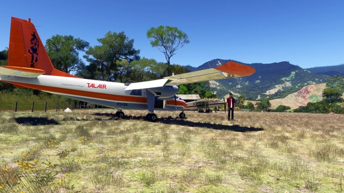Talair Britain Norman Islander repaint for the Blackbox Simulation MSFS24 native version