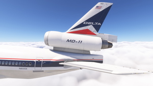 TFDi Design MD-11 w/ cabin Delta Air Lines Fleet - Widget design thumbnail 2