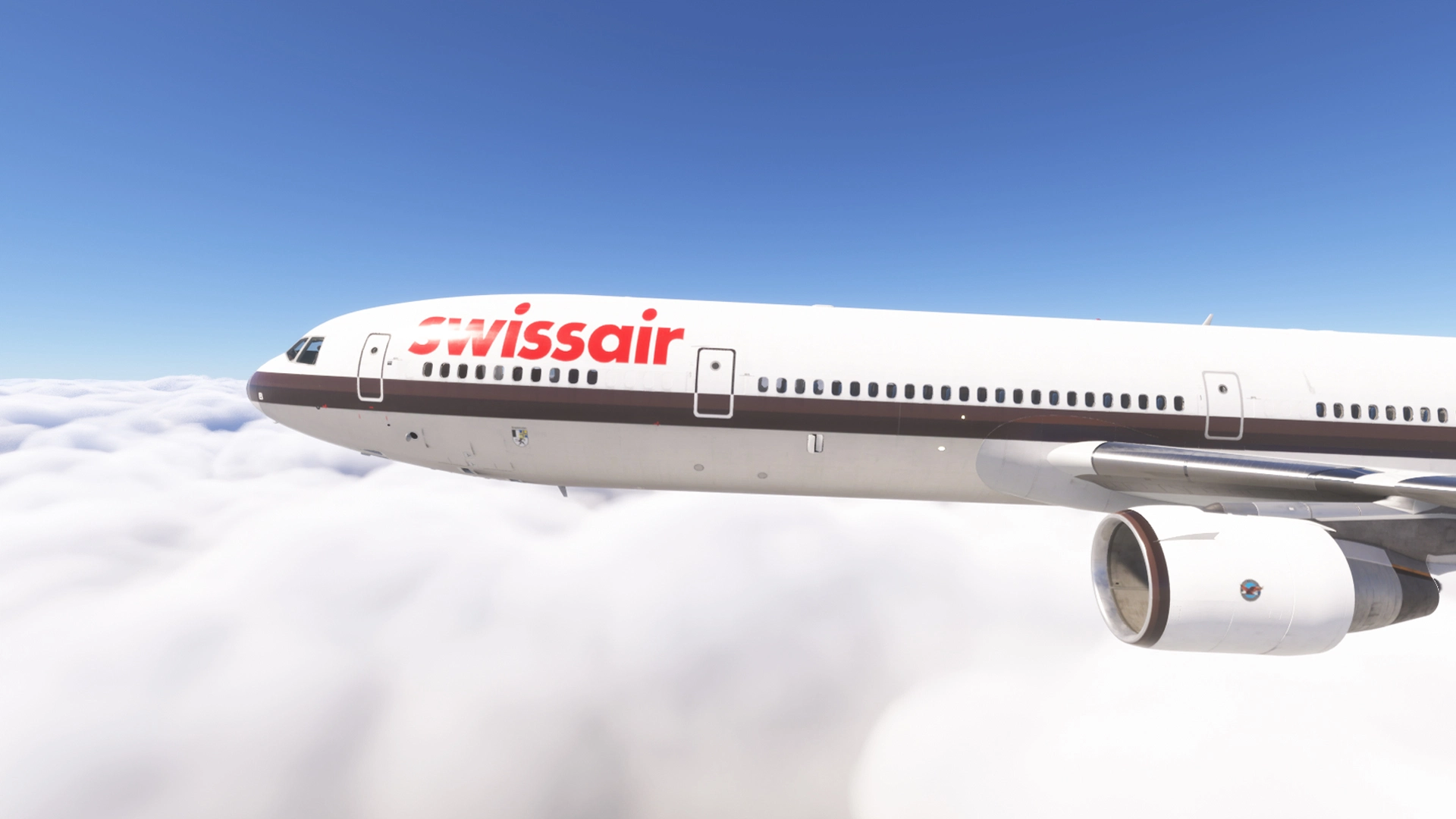 TFDi Design MD-11 w/ cabin Swissair Fleet - Chocolate Design - Image 1