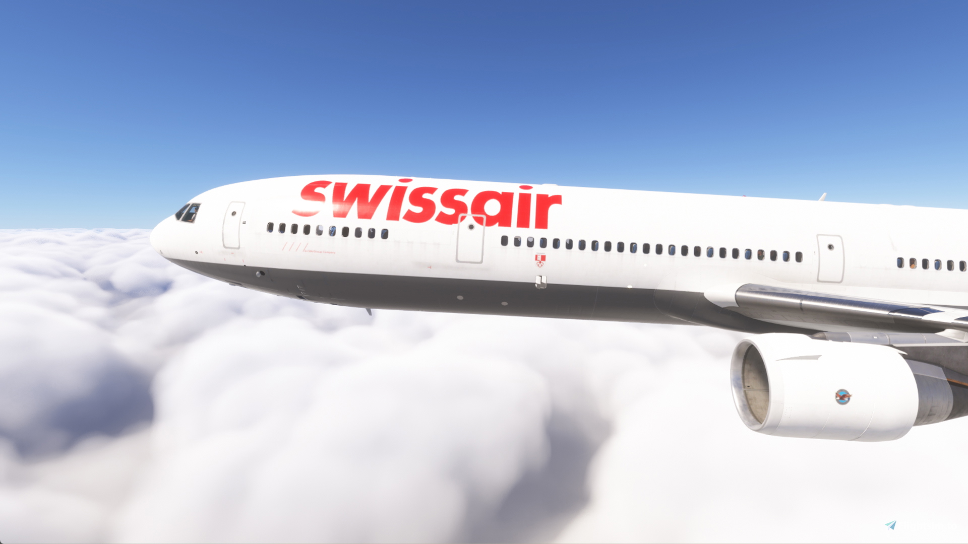 TFDi Design MD-11 w/ cabin Swissair Mini Fleet - Grey Design - Image 1