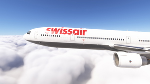 TFDi Design MD-11 w/ cabin Swissair Mini Fleet - Grey Design thumbnail 1