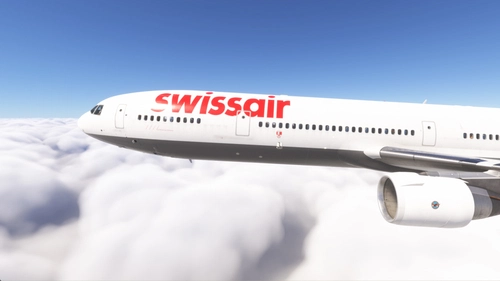 TFDi Design MD-11 w/ cabin Swissair Mini Fleet - Grey Design