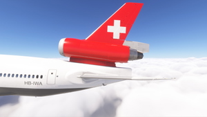 TFDi Design MD-11 w/ cabin Swissair Mini Fleet - Grey Design thumbnail 2