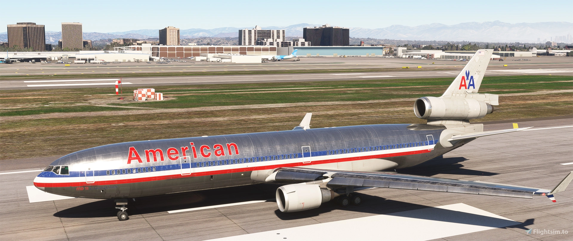 TFDI MD-11 Old American Airlines N1768D for Microsoft Flight