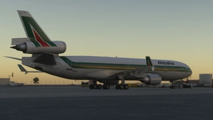 New Art Update | TFDi MD11 [GE PAX] Alitalia (2001-2003) I-DUPD 8k thumbnail 10