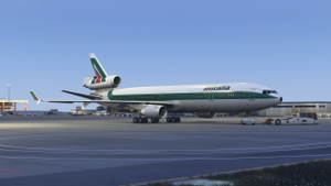 New Art Update | TFDi MD11 [GE PAX] Alitalia "Old" (1994-1996) I-DUPC 8k thumbnail 6