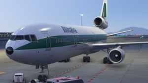New Art Update | TFDi MD11 [GE PAX] Alitalia "Old" (1994-1996) I-DUPC 8k thumbnail 4