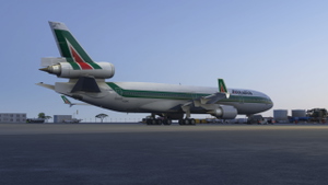 New Art Update | TFDi MD11 [GE PAX] Alitalia "Old" (1994-1996) I-DUPC 8k thumbnail 7