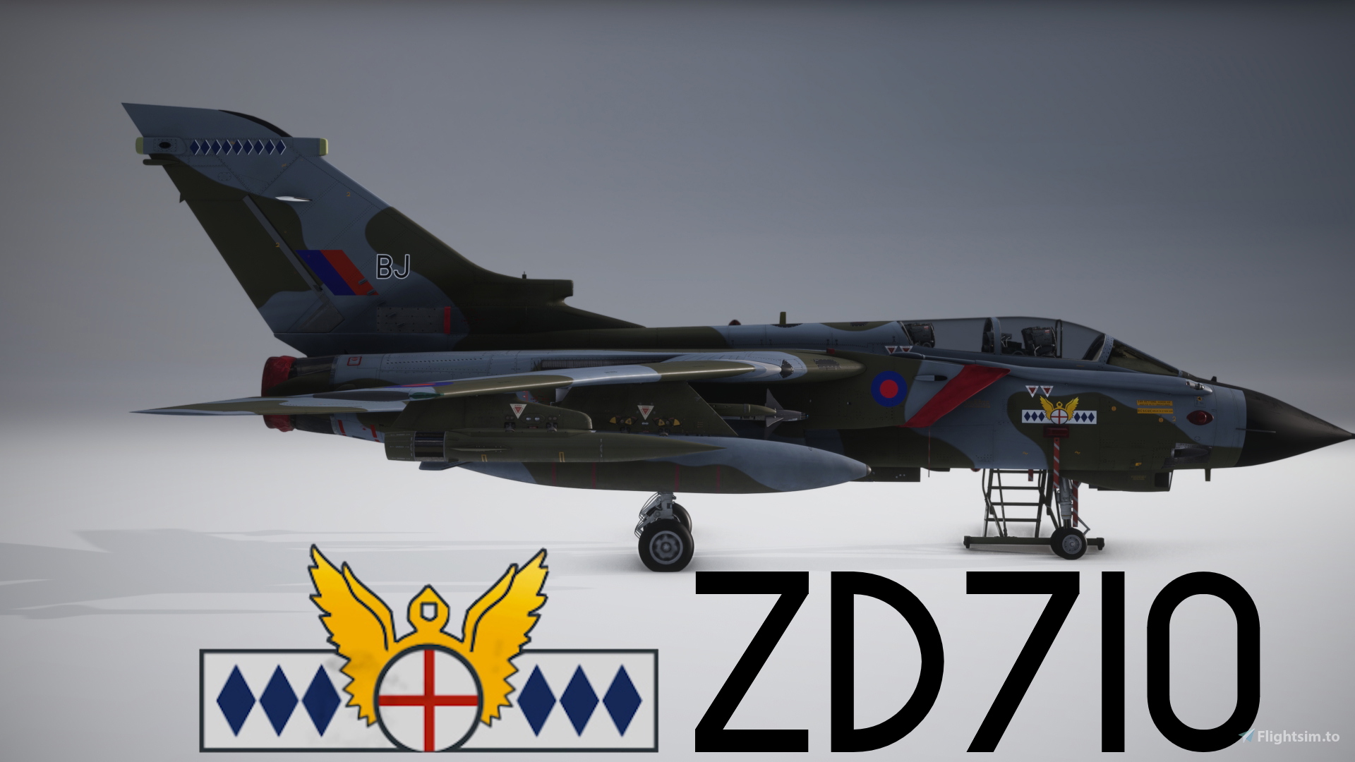 その他 XNET Tornado Tornado GR1 ZD710 - 1989 のために Microsoft Flight Simulator | MSFS