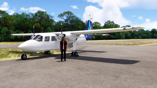 Torres Strait Air Britain Norman Islander repaint for the Blackbox Simulation MSFS24 native version