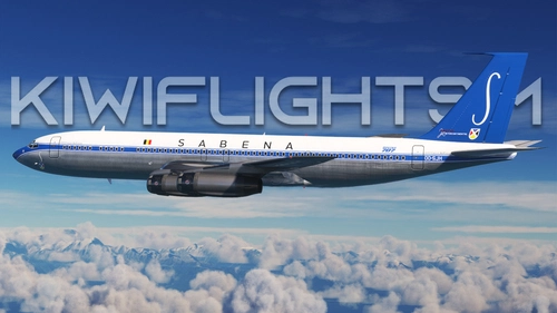 SABENA - Belgium World Airlines (1965) | OO-SJH | Aeroplane Heaven B707-320C [4K]