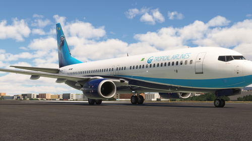 Tropical Airlines B737-800 | PR-TRD| Blue Macaw Livery.
