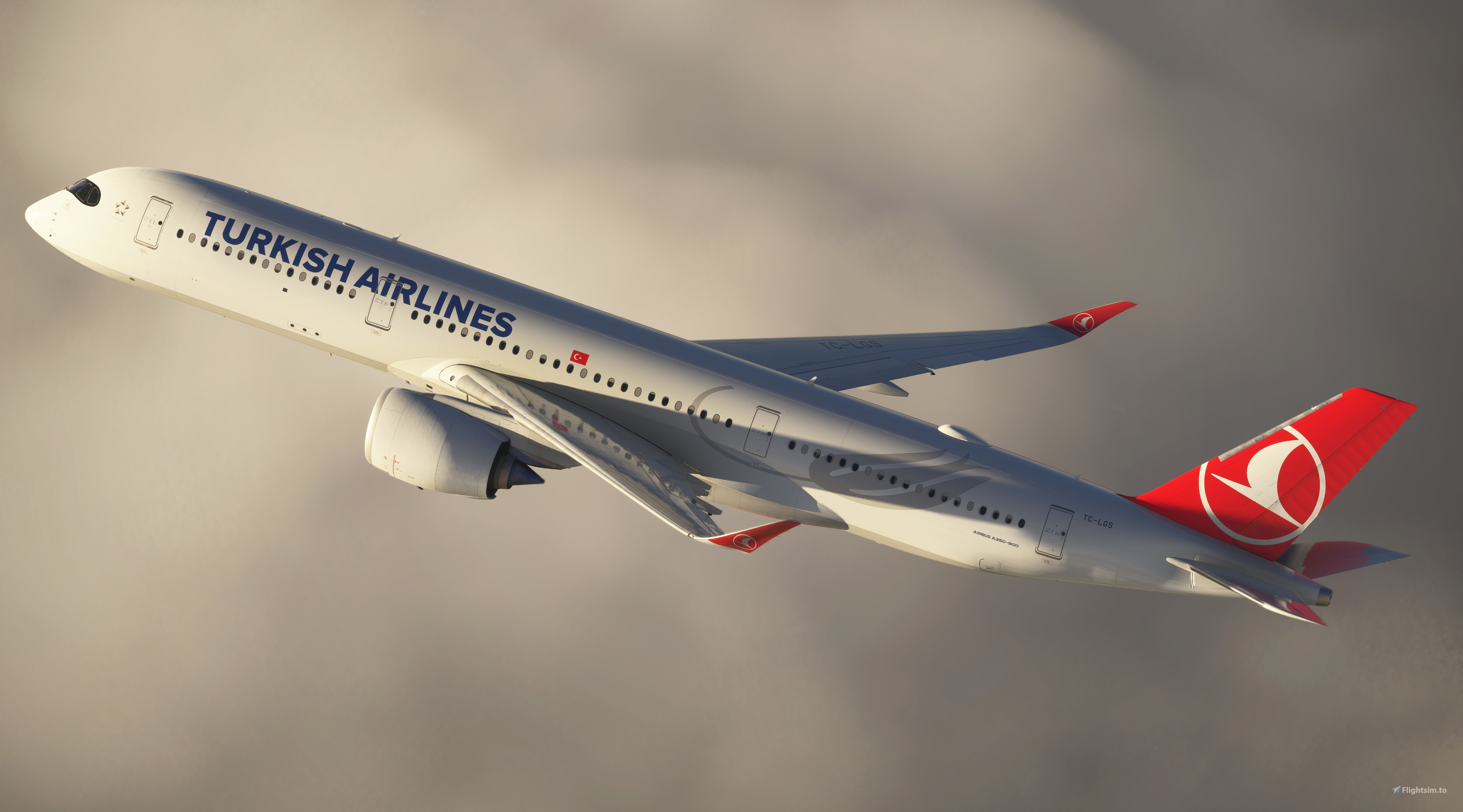 Turkish Airlines Pack| IniBuilds A350-900 のために Microsoft