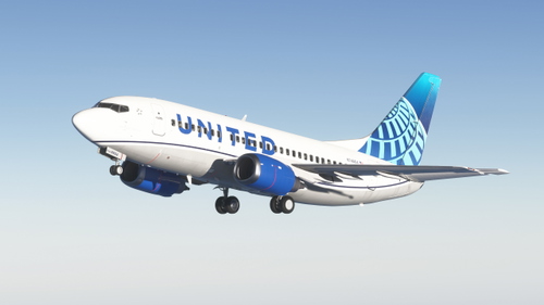 United Airlines N74604 Fictional Livery CSS Boeing 737-500 - 8K