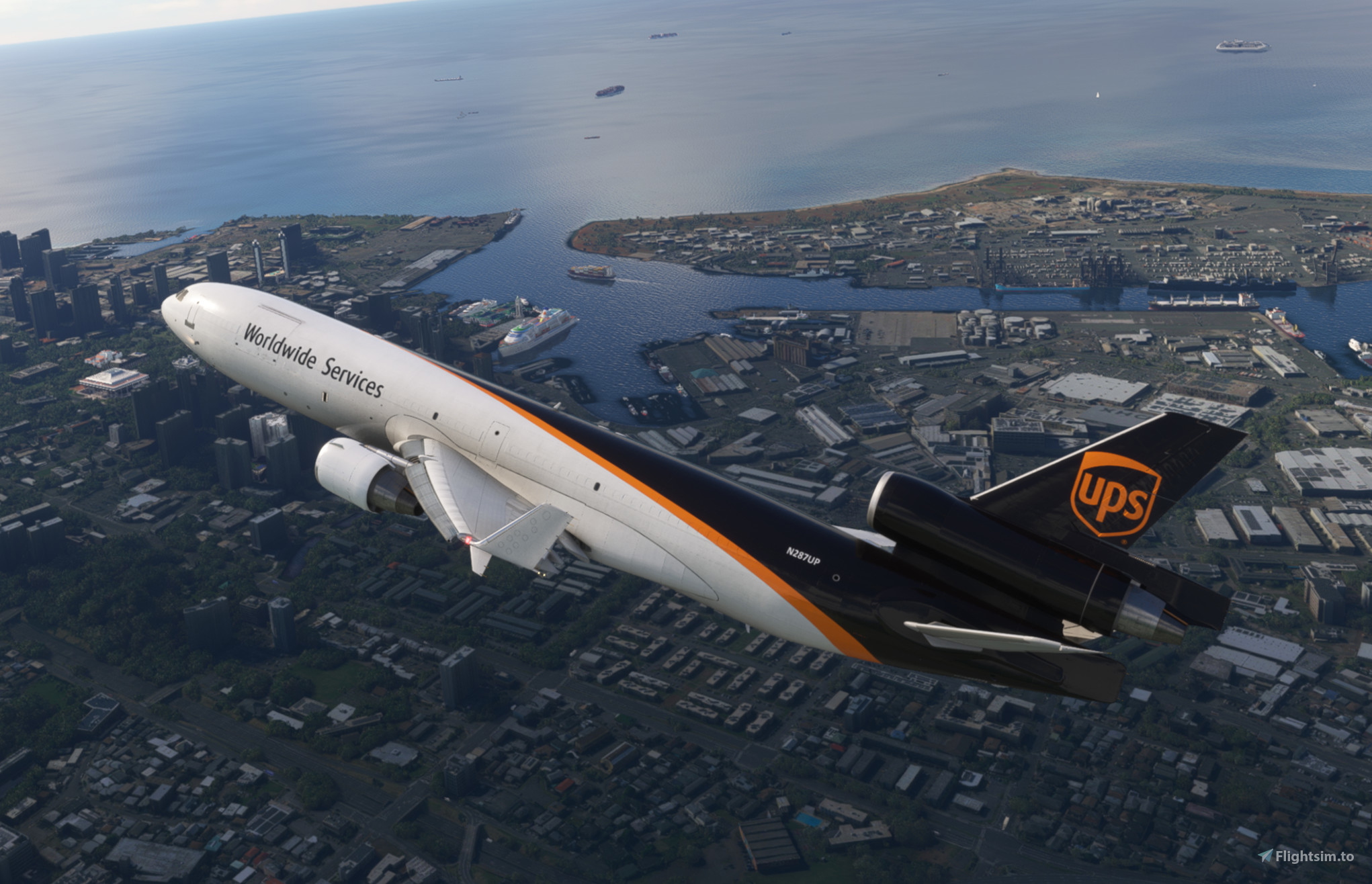UPS MCDonnell Douglas MD-11F N287UP for Microsoft Flight Simulator