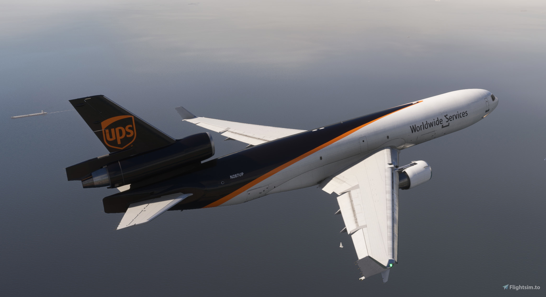 UPS MCDonnell Douglas MD-11F N287UP for Microsoft Flight Simulator