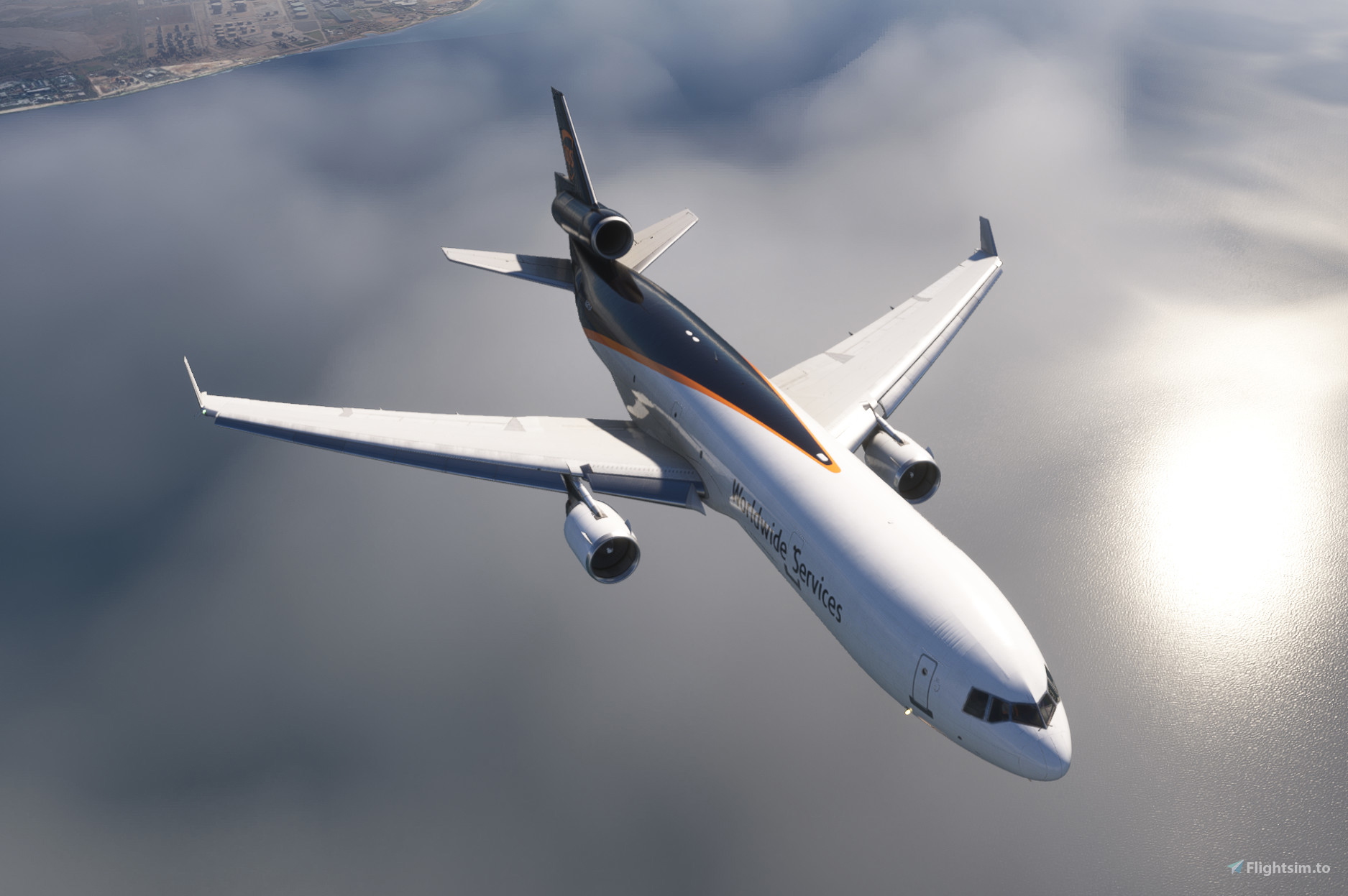 UPS MCDonnell Douglas MD-11F N287UP for Microsoft Flight Simulator
