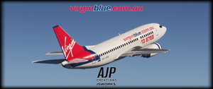 Avion Sky500 1/500 – Virgin Blue B737-700 – Modèle Métal Herpa