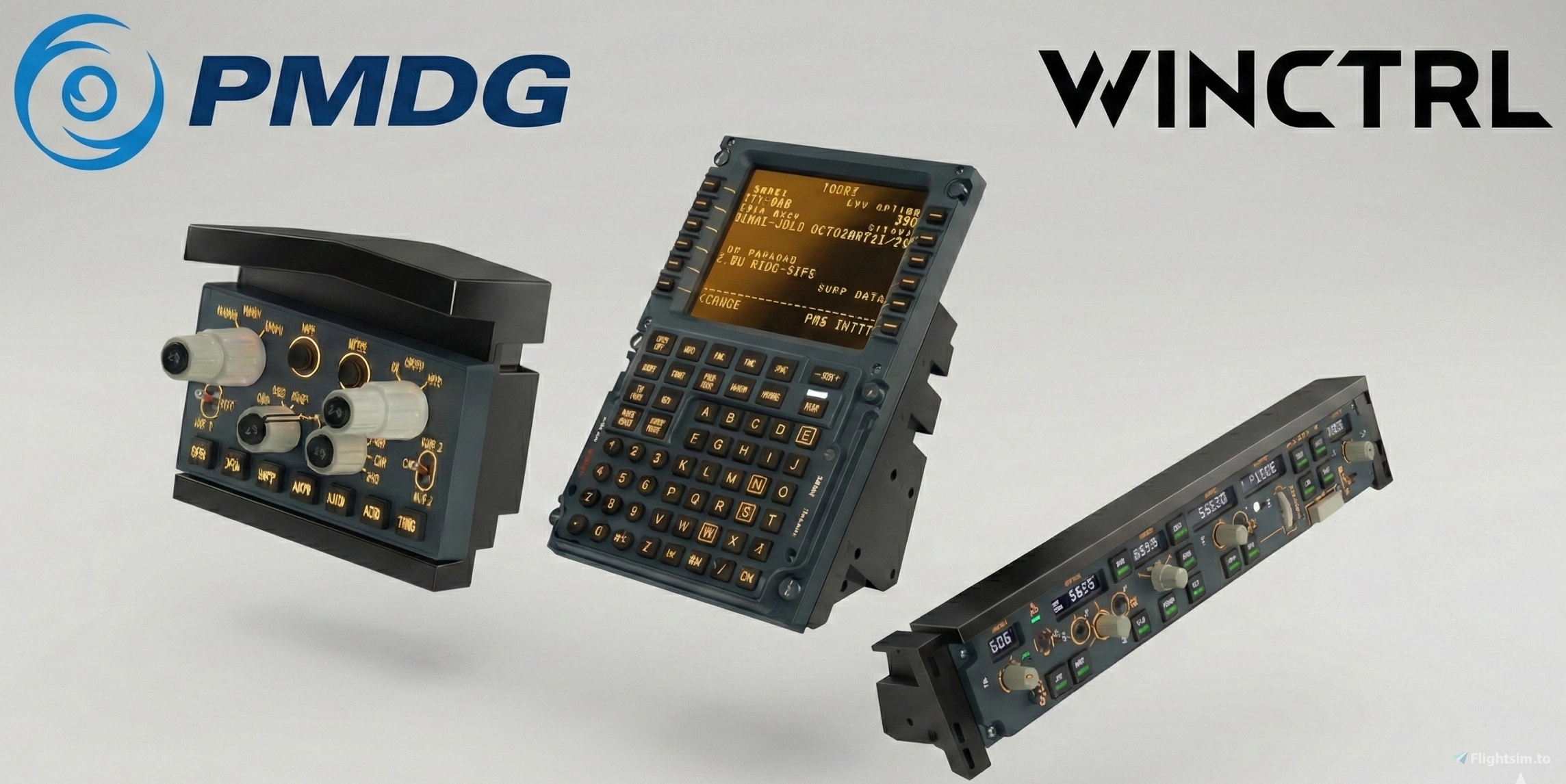 winwing PFP3N 737NG CDU ① WINWING Flight Simulator CDU PMDG Zibo Civil Aviation Control