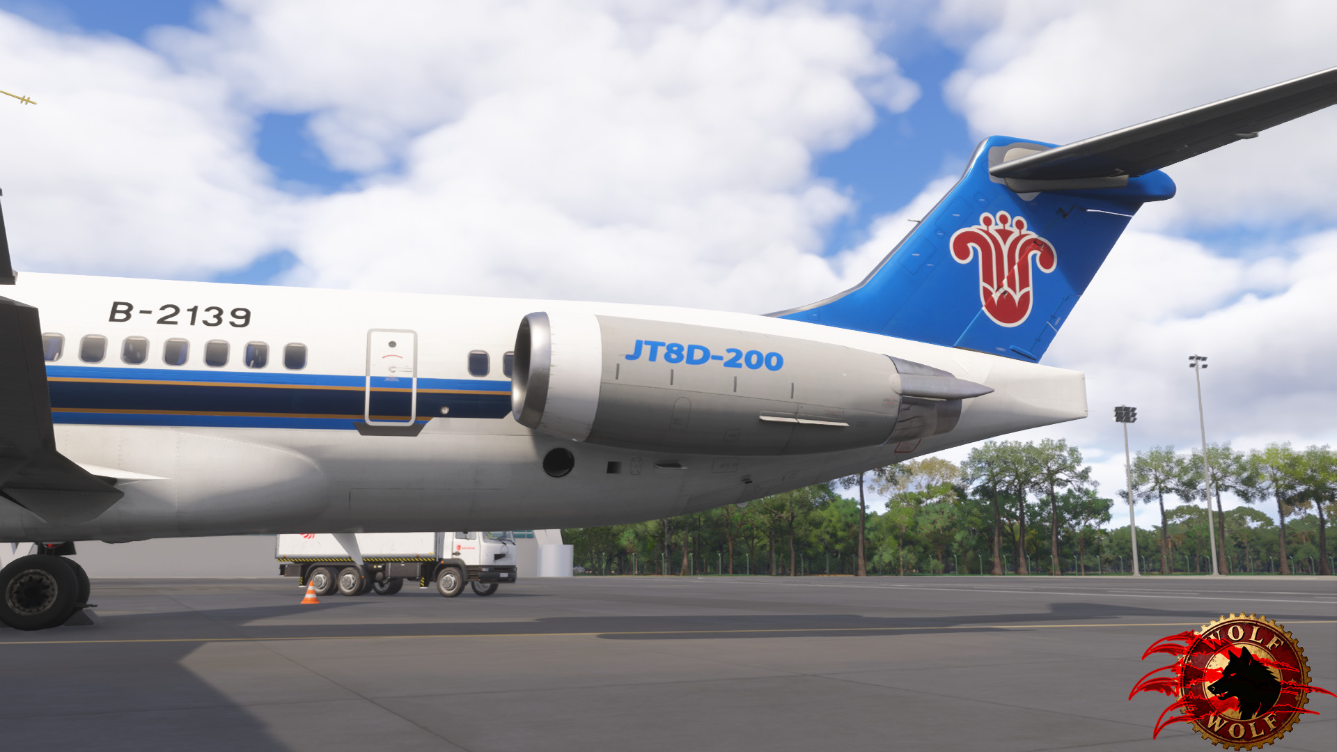 Wolf.Tex 中国南方航空China Southern Airlines MD-82 Reg:B-2139