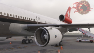 Wolf.Tex Swissair Chocolate[Old color] MD-11 Reg HB-IWI For New Art [With Cabin] thumbnail 5