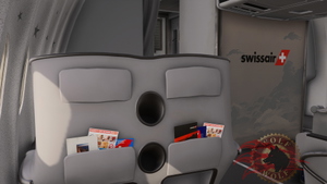 Wolf.Tex Swissair Chocolate[Old color] MD-11 Reg HB-IWI For New Art [With Cabin] thumbnail 7